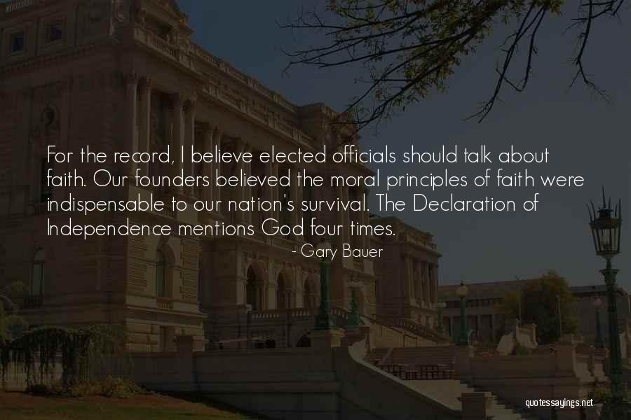 Us Declaration Of Independence Quotes By Gary Bauer