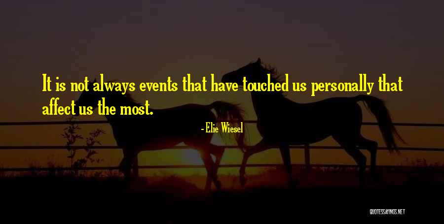 Us Events Quotes By Elie Wiesel