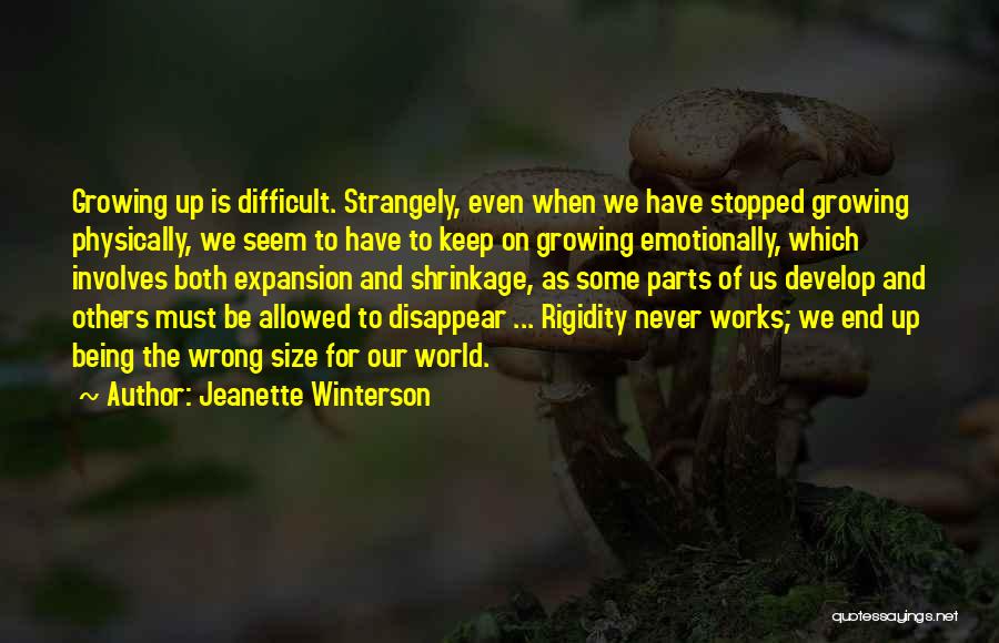 Us Expansion Quotes By Jeanette Winterson