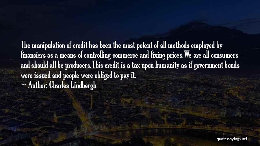 Us Government Bonds Quotes By Charles Lindbergh