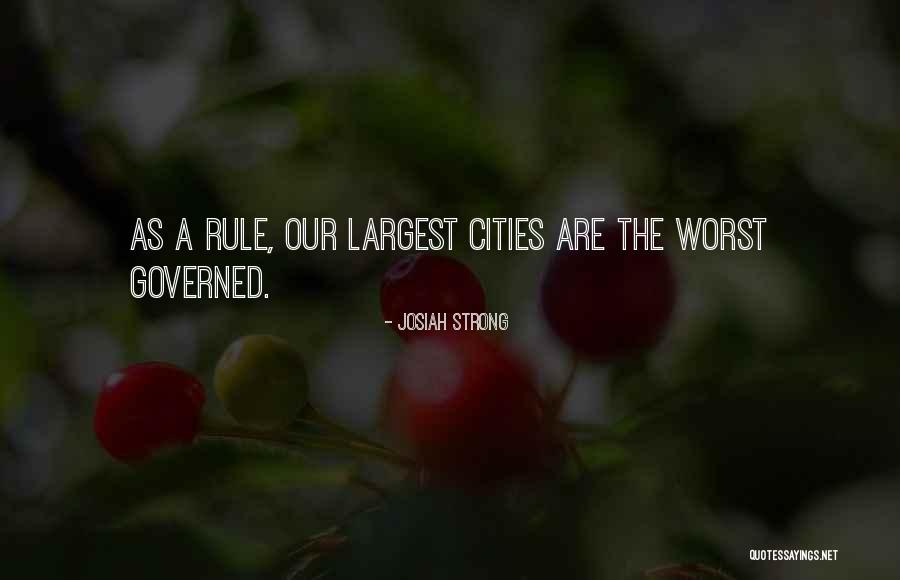 Us Largest Cities Quotes By Josiah Strong Us Largest Cities Quotes By Josiah Strong