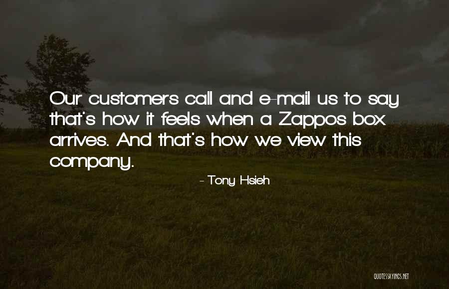 Us Mail Quotes By Tony Hsieh Us Mail Quotes By Tony Hsieh