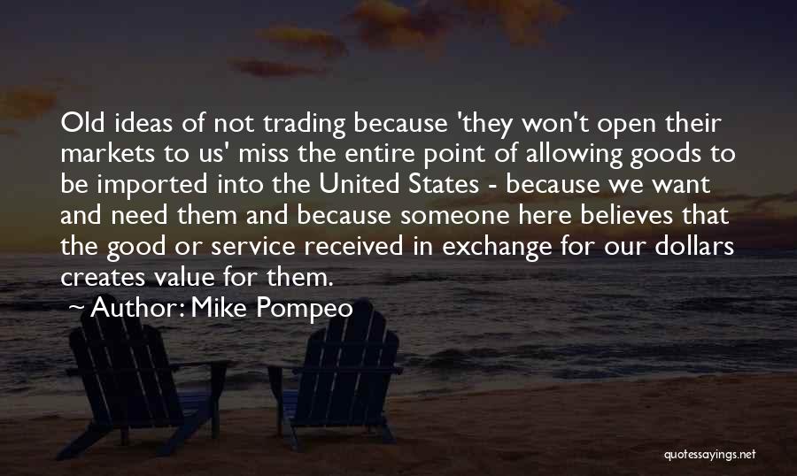 Us Markets Quotes By Mike Pompeo
