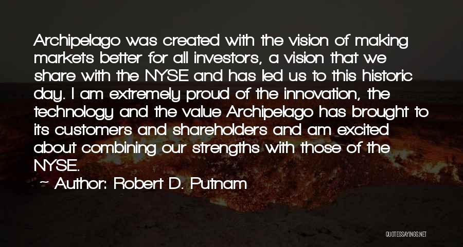 Us Markets Quotes By Robert D. Putnam