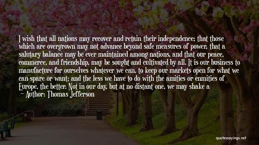 Us Markets Quotes By Thomas Jefferson