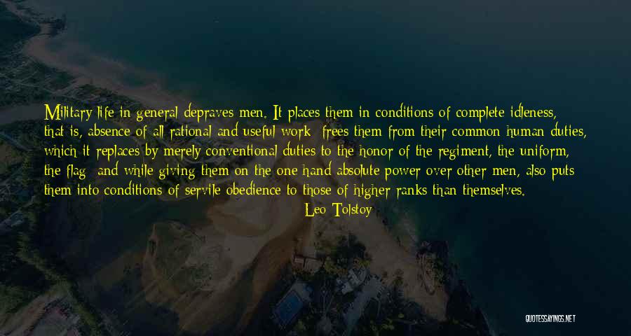 Us Military General Quotes By Leo Tolstoy