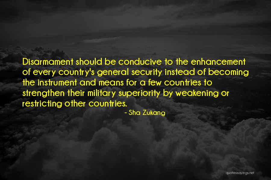 Us Military General Quotes By Sha Zukang