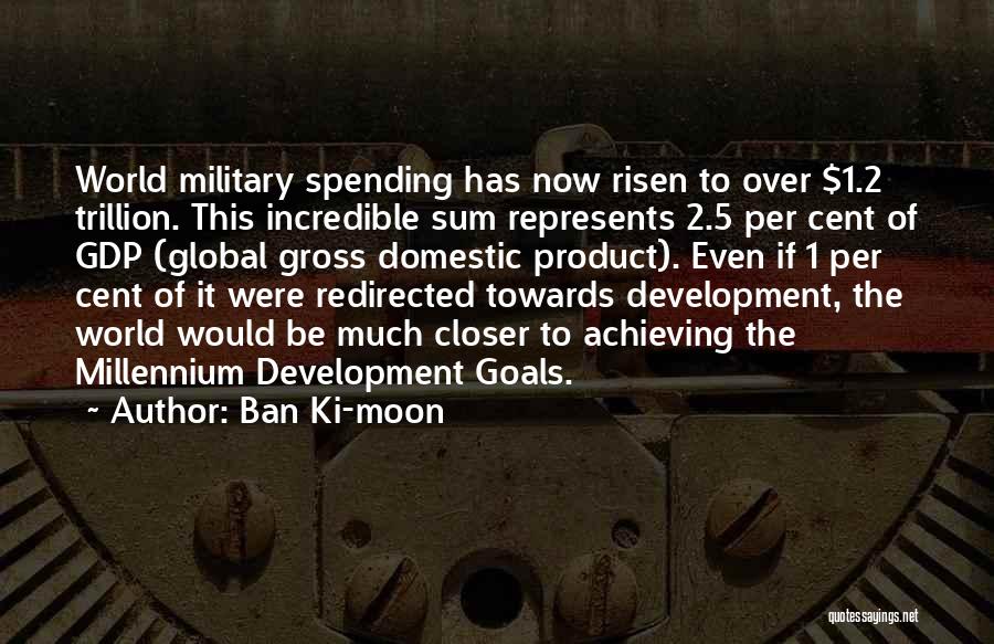 Us Military Spending Quotes By Ban Ki-moon