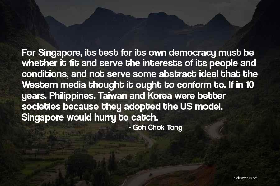 Us Mushk Waale Ne Usako Bolaa Quotes By Goh Chok Tong Us Mushk Waale Ne Usako Bolaa Quotes By Goh Chok Tong