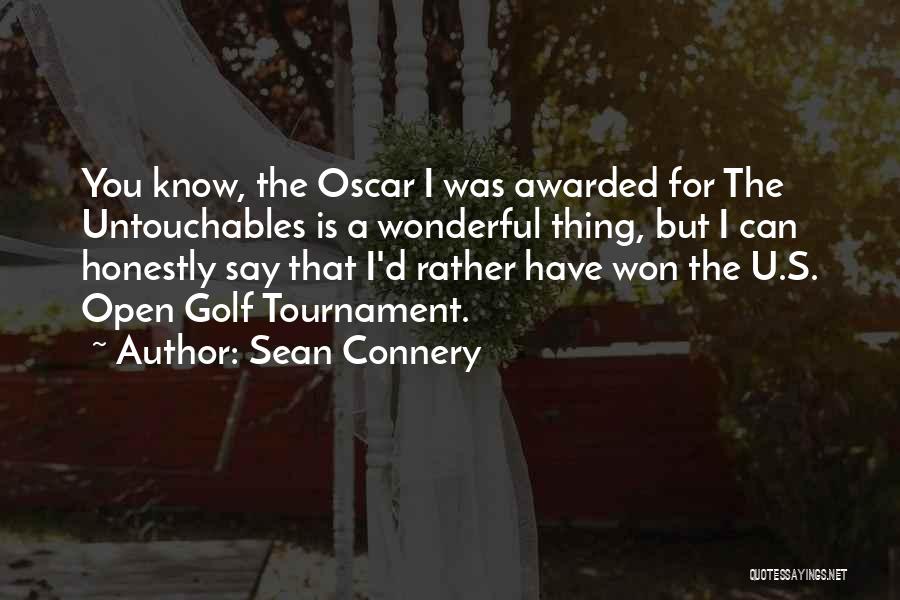 Us Open Golf Quotes By Sean Connery