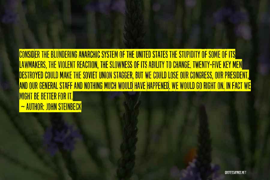 Us President Freedom Quotes By John Steinbeck