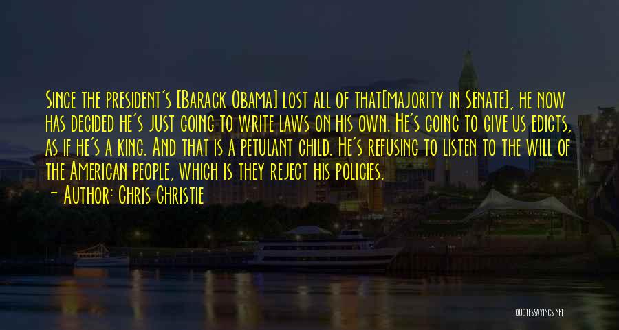 Us Senate Quotes By Chris Christie