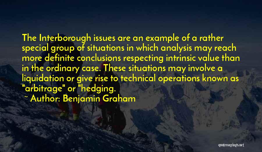 Us Special Operations Quotes By Benjamin Graham