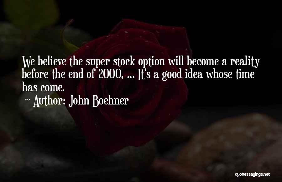 Us Stock Option Quotes By John Boehner