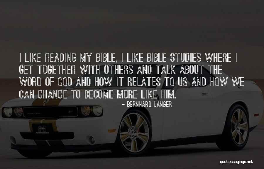 Us Talk Quotes By Bernhard Langer Us Talk Quotes By Bernhard Langer