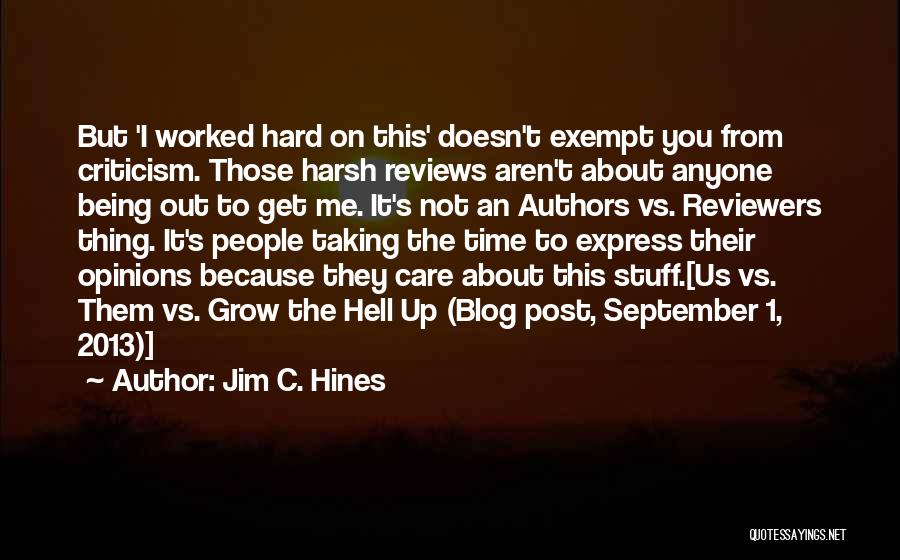 Us Vs Them Quotes By Jim C. Hines