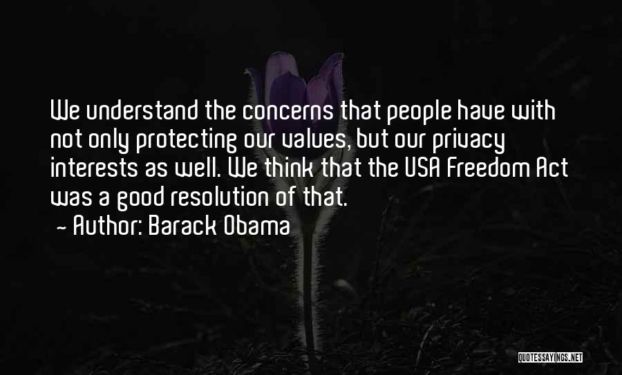 Usa Freedom Quotes By Barack Obama