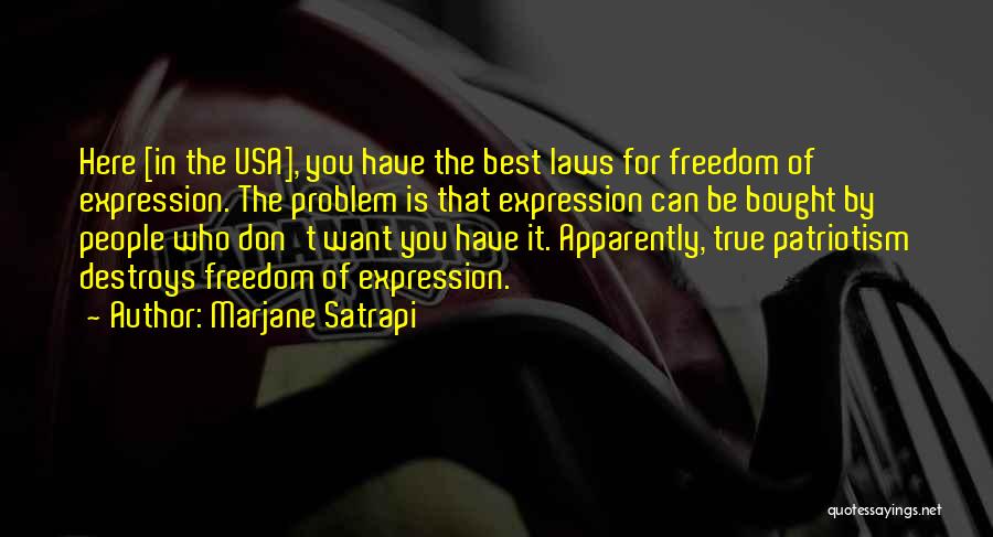 Usa Freedom Quotes By Marjane Satrapi