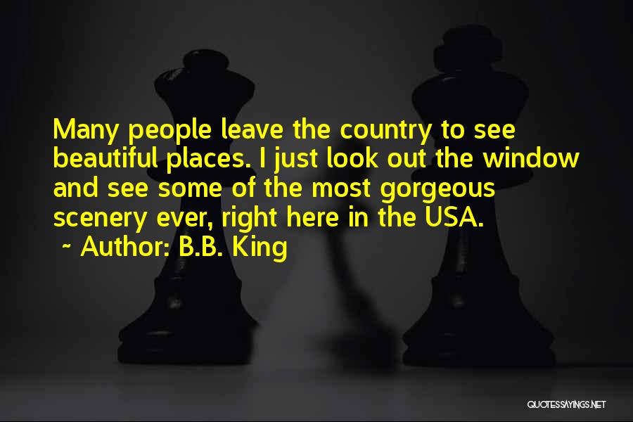 Usa Here I Come Quotes By B.B. King