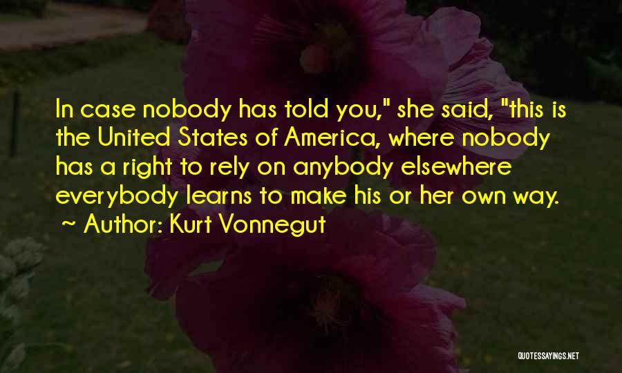 Usa Independence Quotes By Kurt Vonnegut