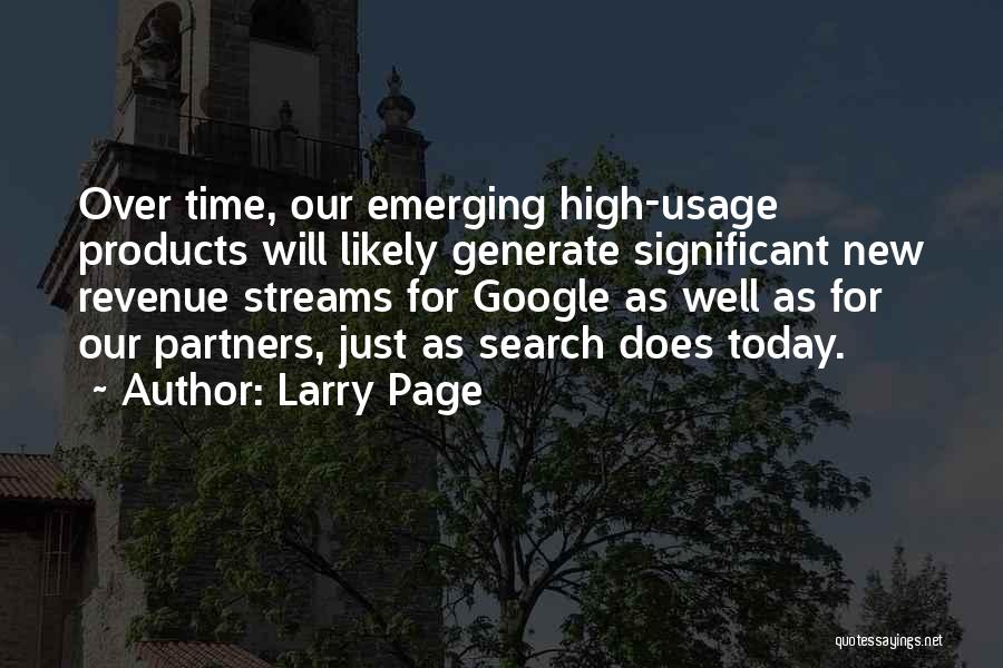 Usage Quotes By Larry Page