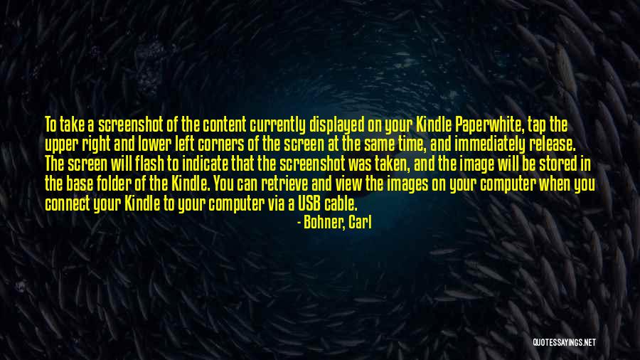 Usb Flash Quotes By Bohner, Carl Usb Flash Quotes By Bohner, Carl