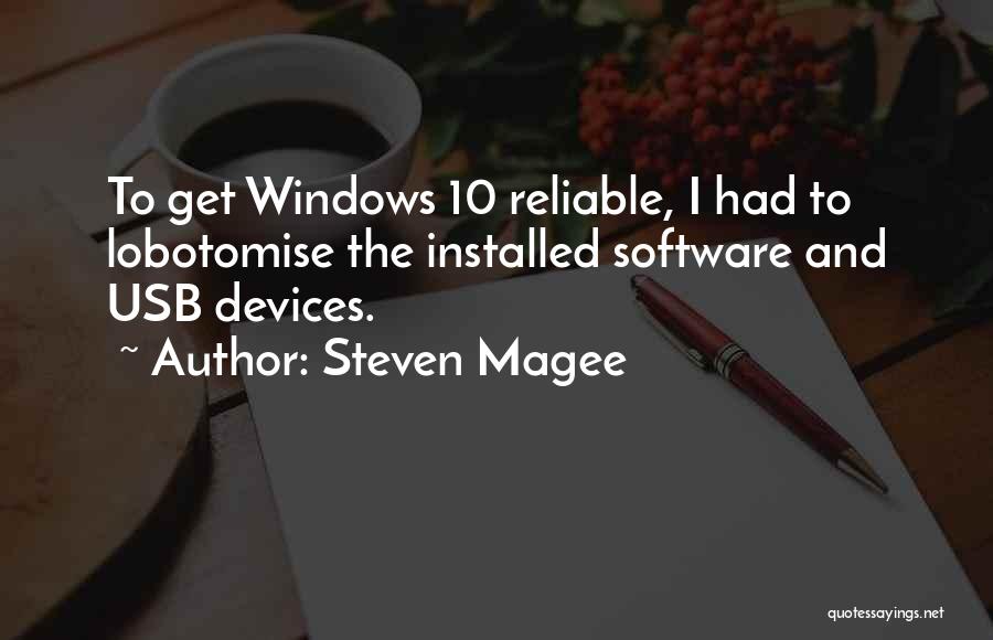 Usb Quotes By Steven Magee