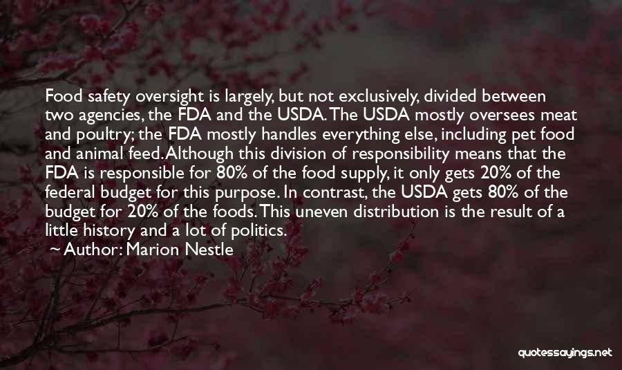Usda Quotes By Marion Nestle