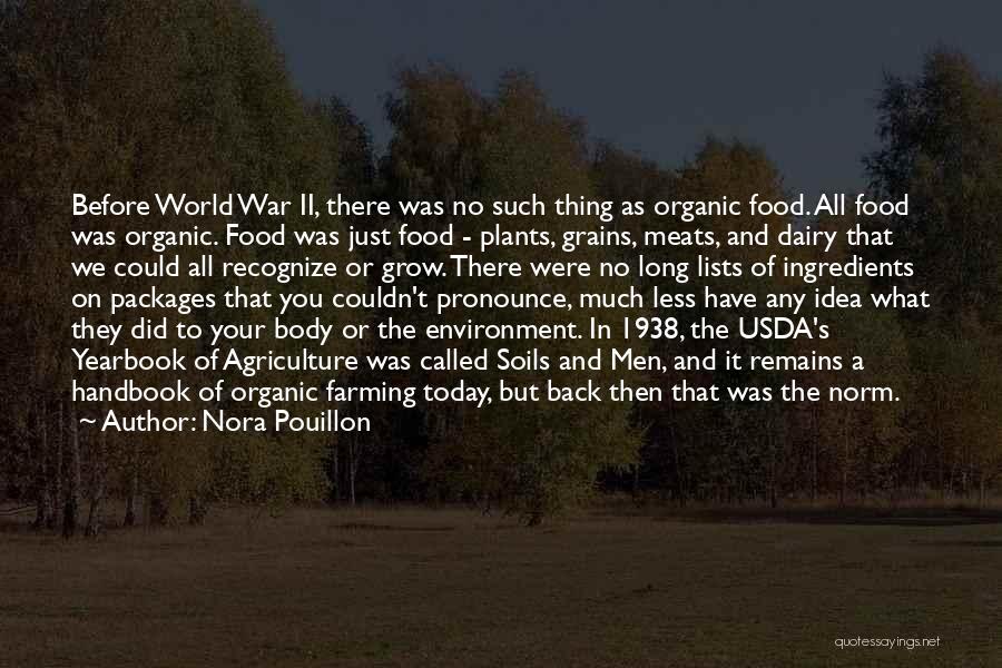 Usda Quotes By Nora Pouillon