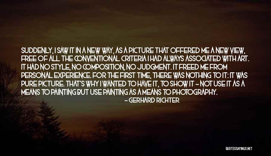Use Me Picture Quotes By Gerhard Richter Use Me Picture Quotes By Gerhard Richter