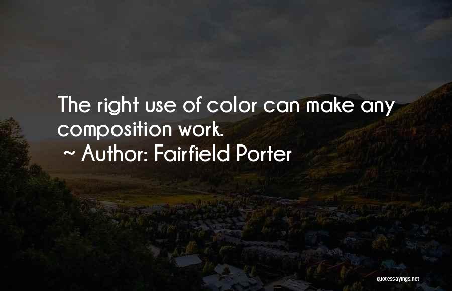 Use Of Color Quotes By Fairfield Porter