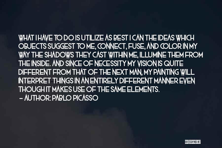 Use Of Color Quotes By Pablo Picasso