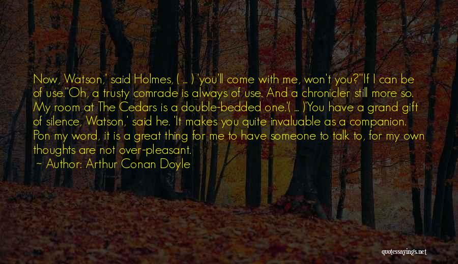 Use Of Double Quotes By Arthur Conan Doyle