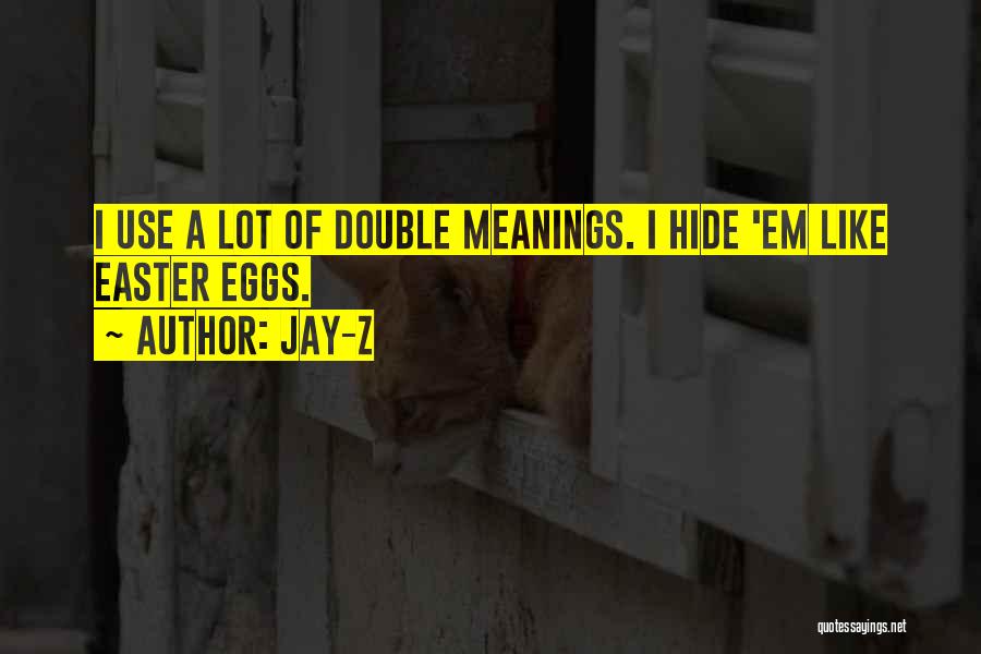 Use Of Double Quotes By Jay-Z