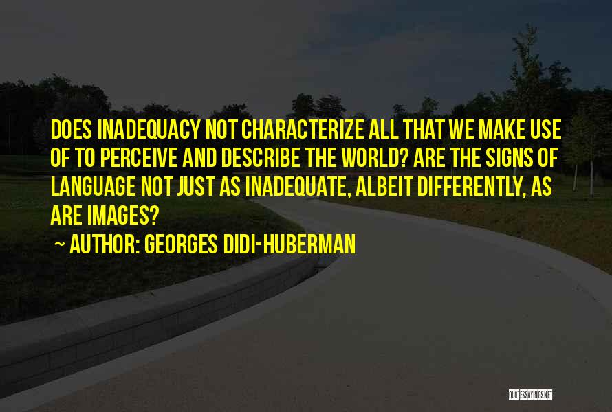 Use Of Language Quotes By Georges Didi-Huberman