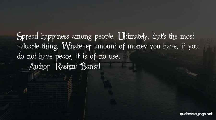 Use Of Money Quotes By Rashmi Bansal