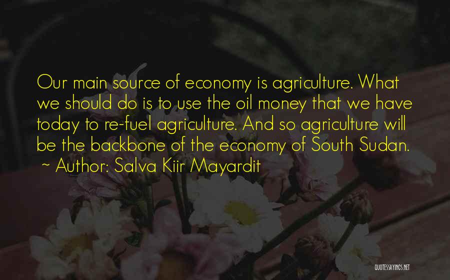 Use Of Money Quotes By Salva Kiir Mayardit