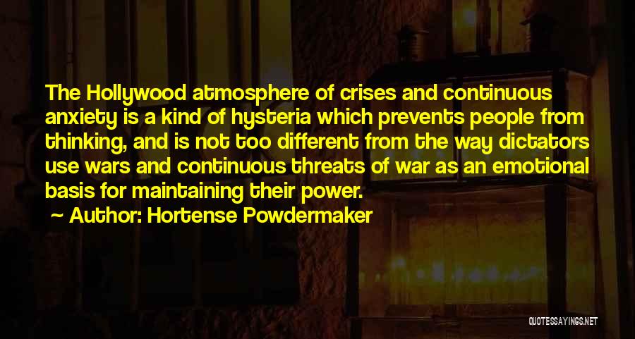 Use Of Power Quotes By Hortense Powdermaker