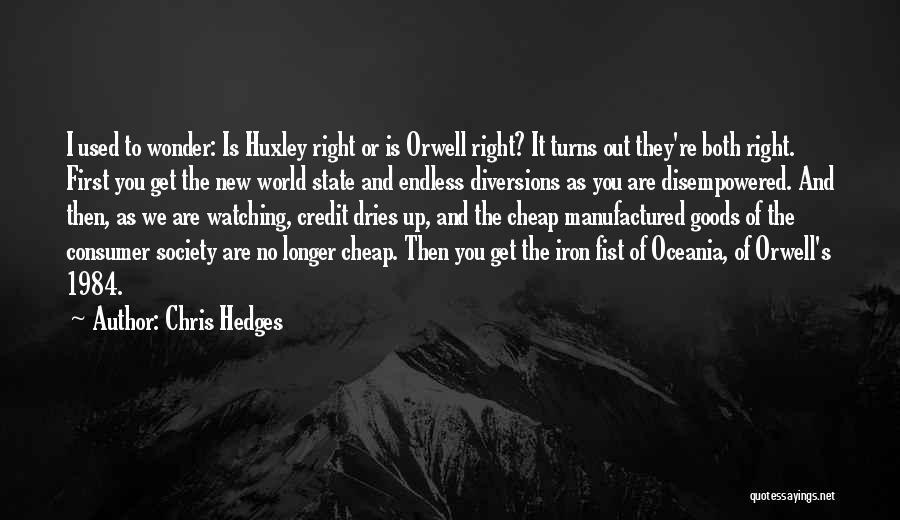 Used Goods Quotes By Chris Hedges