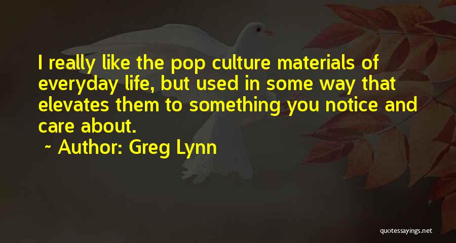 Used To Care Quotes By Greg Lynn