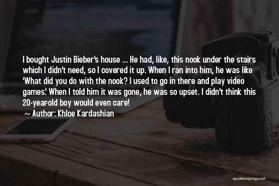 Used To Care Quotes By Khloe Kardashian