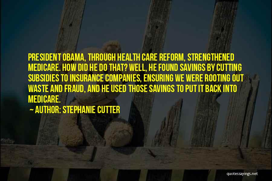 Used To Care Quotes By Stephanie Cutter