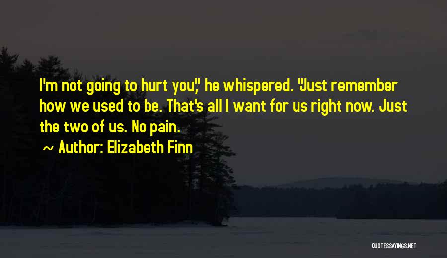 Used To Hurt Quotes By Elizabeth Finn