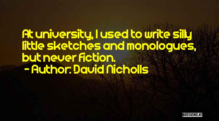 Used To Quotes By David Nicholls