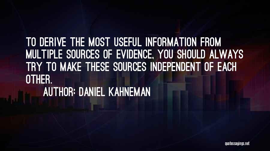 Useful Information Quotes By Daniel Kahneman