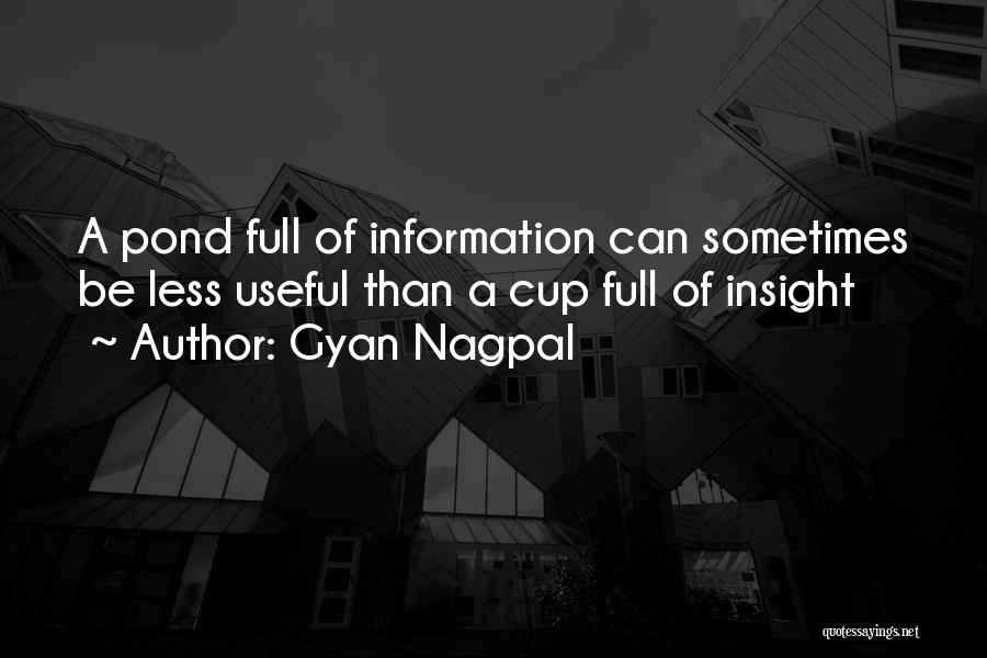 Useful Information Quotes By Gyan Nagpal