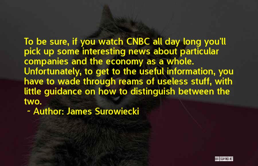 Useful Information Quotes By James Surowiecki