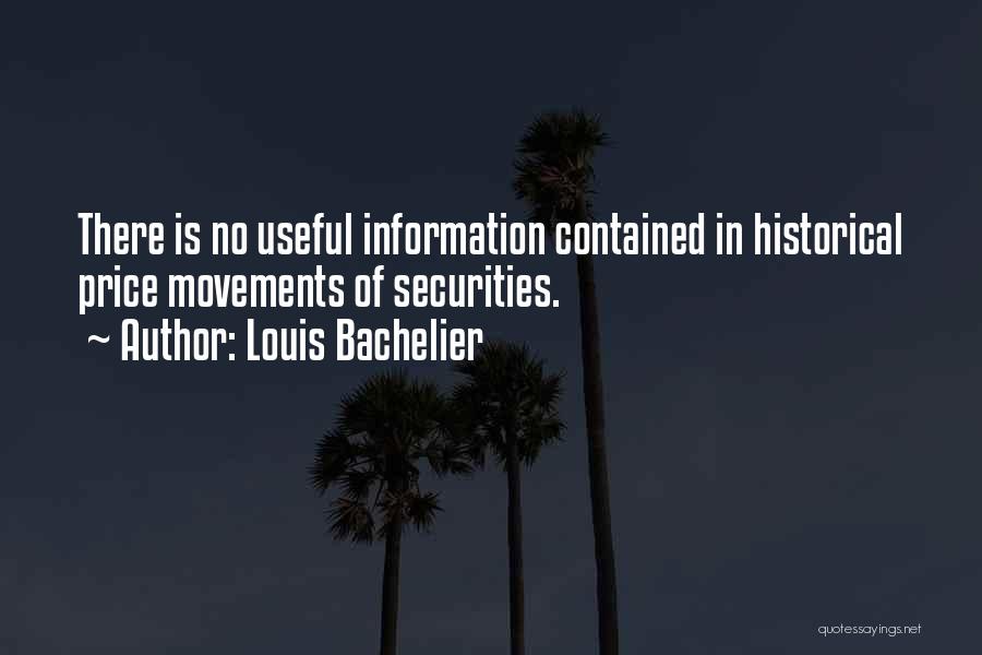 Useful Information Quotes By Louis Bachelier