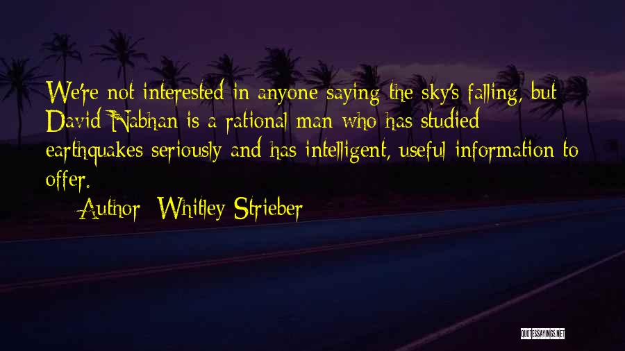 Useful Information Quotes By Whitley Strieber