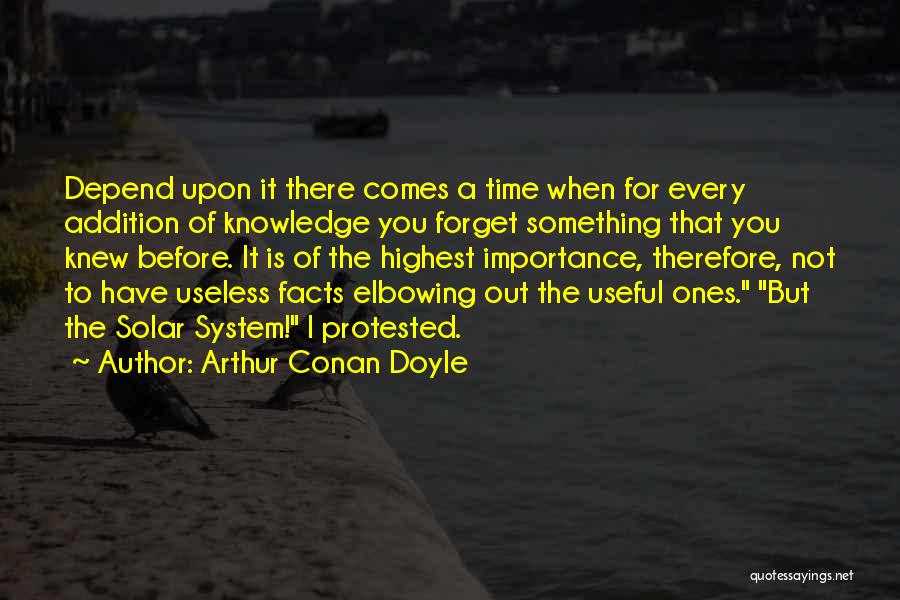 Useful Knowledge Quotes By Arthur Conan Doyle